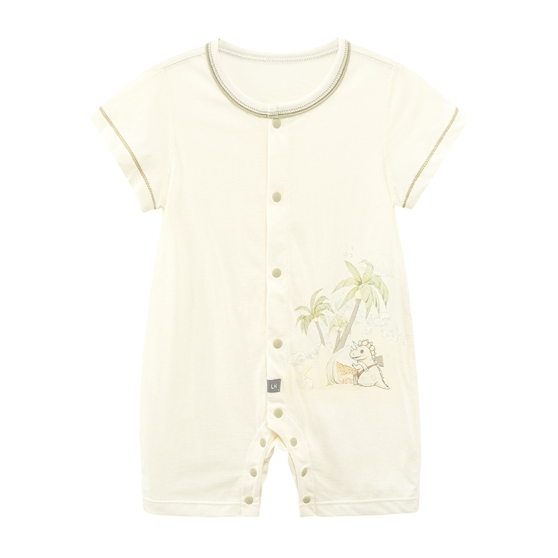 LK儿童短袖连体衣夏季薄款家居服