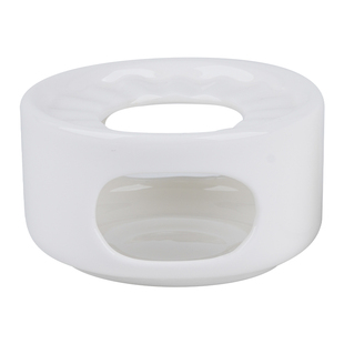 榜盛羊脂玉温茶炉底座蜡烛加热家用高端陶瓷烛台小火炉保温暖茶器