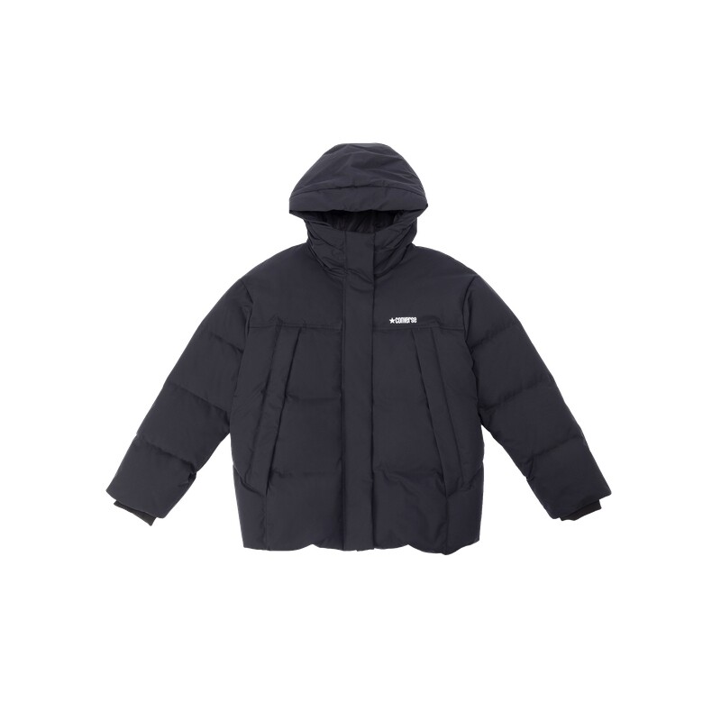 CONVERSE匡威官方 冬季新品宽松连帽简约时尚保暖女羽绒服WCK142