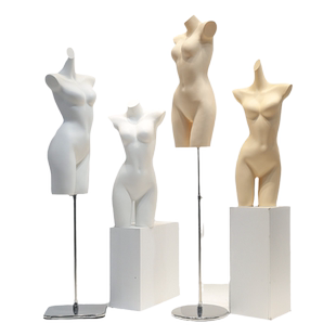 内衣模特展示架男女半身聚拢文胸内裤模特架假人体模型道具胸模