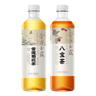 【临期8月29日】健力宝金方玉露八宝菊花茶植物饮料500ml*15瓶T
