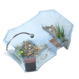 宠尚天乌龟缸别墅小型巴西龟生态饲养箱养乌龟专用缸家用鱼缸房子