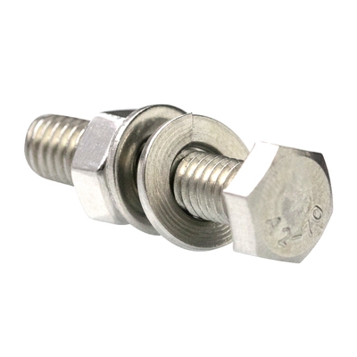 316不锈钢外六角螺栓螺母平弹垫