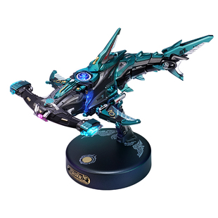 若客锤头鲨拼图手工diy积木拼装机甲模型送男生女孩生日新年礼物