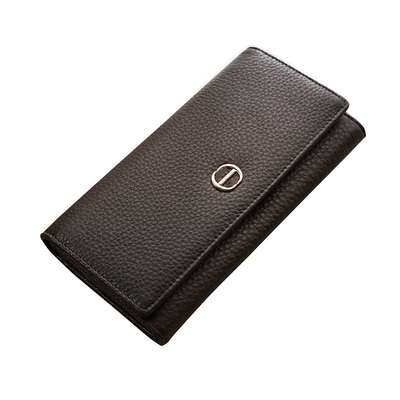 真皮钱包女士精致高档长款2025新款爆款卡包一体男小众设计高级感