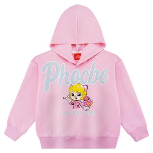 GGBOND猪猪侠连帽卫衣2026新款儿童百搭春夏卫衣女童卡通可爱上衣