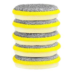 洗碗海绵擦厨房家用加厚百洁布元宝巾不沾油去污洗锅刷碗棉清洁布