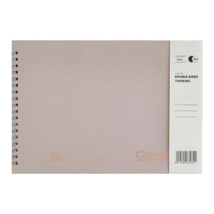 【百词斩文创】双向思维笔记本线圈记事本横翻两用双面本横线本点阵本加厚学生单本书写创意复习螺旋简约烫金