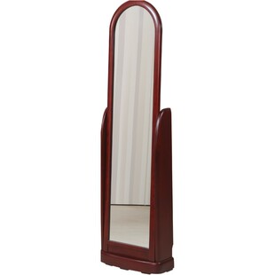 顺心家具实木镜子穿衣镜全身试衣镜中式客厅全身镜落地镜家用