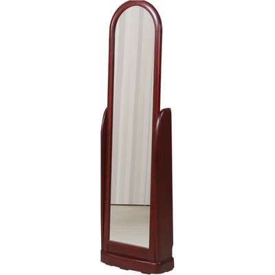 顺心家具实木全身中式风卧室镜子