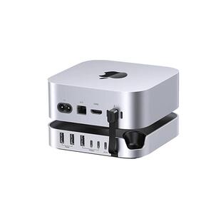 绿联typec拓展坞适用Macmini M4/5ProM6转M.2硬盘盒扩容8T内存40Gbps扩展USB传输读卡多接口Mac mini桌面底座