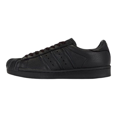 Adidas/阿迪达斯正品三叶草男女黑色低帮经典复古日常板鞋KI0824