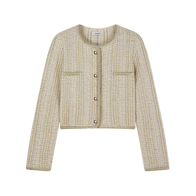 CRUSH法式亮闪短夹克