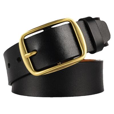 皮带男士真皮古金扣加长版170CM