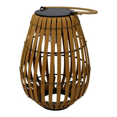 庭院太阳能灯花园露营手提草坪户外防水景观藤编落地中式小院氛围