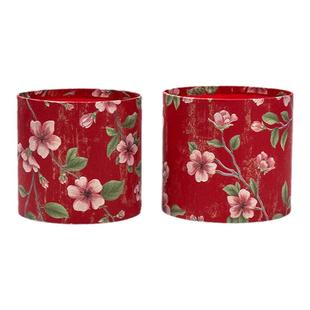 2026新年福桶国风抱抱桶空桶硬纸板年宵花红色花桶礼盒乔迁搬家