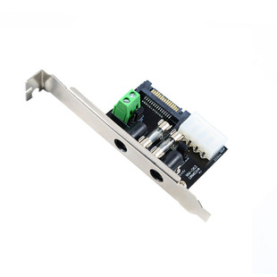 电脑ATX电源引出板机箱外接直流挡板12V5V可选送一拖四线