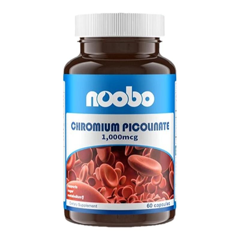 美国Noobo进口有机三价铬胶囊肉桂苦瓜素控糖调节成人胰岛素60粒