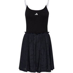 滔搏adidas阿迪达斯女子修身优雅舒适运动休闲连衣裙KZ4212