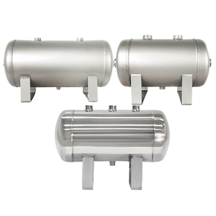 304不锈钢卧式小型储气罐2l5L10L压缩空气罐真空缓冲压力罐稳压罐