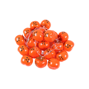 2025春节新年装饰红线柿子灯串过年氛围灯led小彩灯闪灯灯笼灯泡