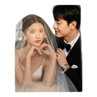 水晶十寸相框摆台照片定制打印结婚纱照全家福婴儿童宝宝桌面摆件