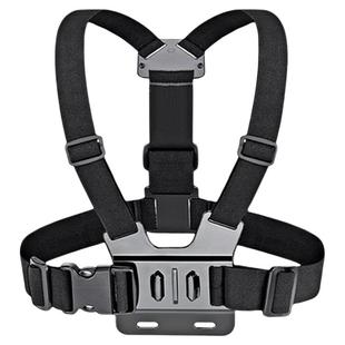 胸前手机固定支架第一人称视角拍摄设备胸带户外便携钓鱼视频直播骑行vlog通用GoPro神器运动相机头戴支撑架