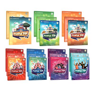 【原版正品】进口Power Up预备1 2 3 4 5 6级剑桥英语英文原版教材国际少儿英语教材英国小学YLE剑桥少儿考试词汇语法英文教程