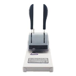 手动财务装订机电动加热热熔铆管凭证装订机小型档案会计装订机钻头配件全自动票据账本打孔机免装线