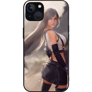 最终幻想7重生手机壳苹果17适用iPhone16promax玻璃vivoiQOO15蒂法neo10克劳德OPPO14爱丽丝小米13尤菲12伊芙
