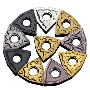 淘卡特数控刀片不锈钢专用桃形型外圆车刀刀片耐磨WNMG080404陶瓷