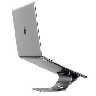 CoolDesk笔记本悬浮支架铝合金笔电悬空式底座电脑增高架托架散热降温立式放置键盘收纳竖立iPad平板macbook