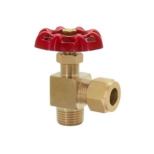 加厚黄铜外丝卡套针型阀直角平行式卡套截止阀高压阀门针式可调节