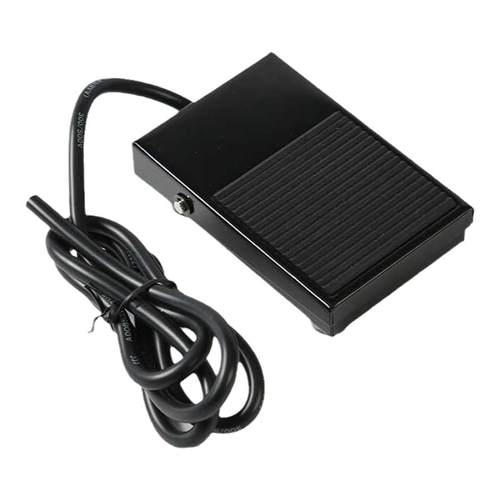 脚踏开关AFS-1铁壳脚踏开关 带线自复位脚踏控制开关踏板脚踩开关