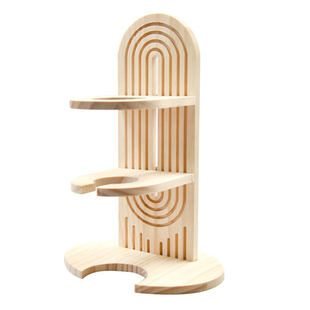 仓鼠立式饮水器实木水壶支架滚珠防漏水樽金丝熊喂水器架子可调节