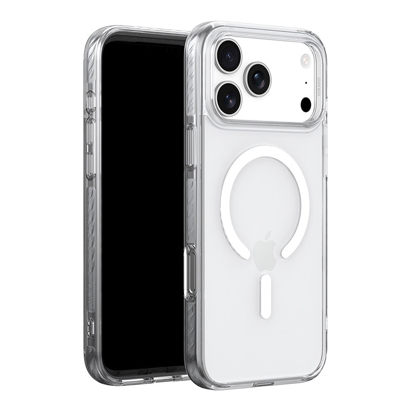 VOKAMO沃咔曼冰川系列适用苹果17pro手机壳透明磁吸高级感iphone17保护套17Promax小众17全包磨砂Air防摔硅胶