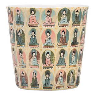 敦煌茶杯主人杯家用复古千佛单杯陶瓷个人杯单个暖手杯早餐牛奶杯