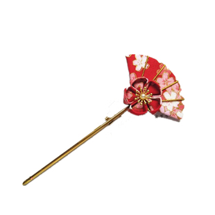 清仓原创日式和风和服浴衣cos发饰头饰扇子樱花魁丸子头盘发簪子