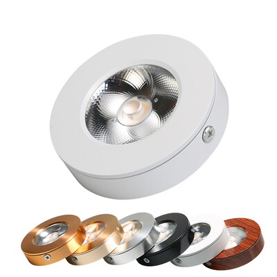 黑色超薄led明装小射灯3W5W7W10W