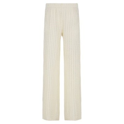 海滩度假休闲针织长裤