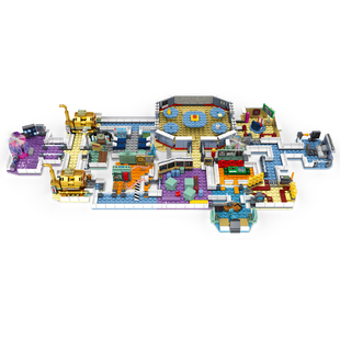 男孩太空狼人杀全套人仔完整版Among us飞艇场景积木拼装玩具拼图