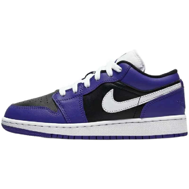 热销Air Jordan 1 Low AJ1篮球鞋低帮蓝黑白棕色 DJ0341-100