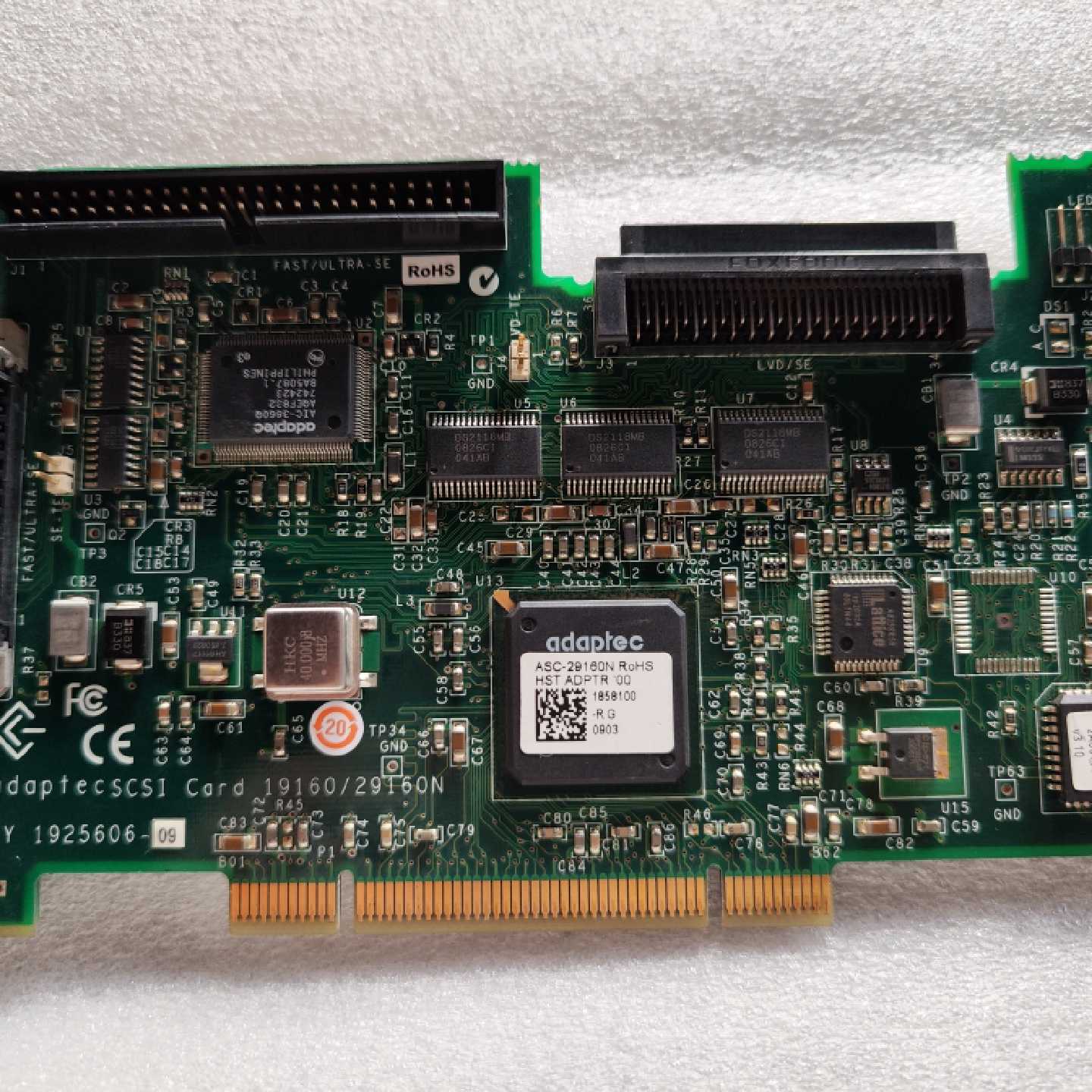议价现货 原装adapte ASC-29160N 160M  PCI SCSI卡 FAB 1925607-