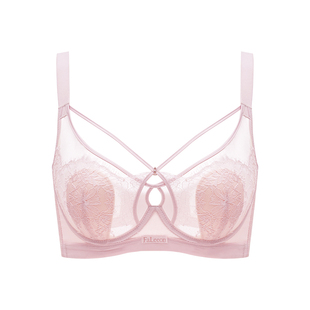 【燕窝美胸衣】贵夫人兔耳杯性感蕾丝调整型内衣上托聚拢薄款文胸