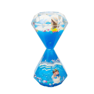 钻石油滴漏液体计时器摆件解压玩具送男女孩生日创意礼物