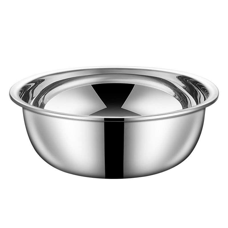 不锈钢盆套装家用厨房洗菜盆沥水篮五件套漏盆菜盆铁盆圆盆汤盆子