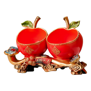 入户玄关放钥匙手表收纳摆件 进门鞋柜装饰品新房子乔迁新居摆件