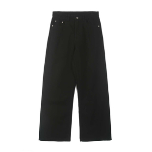 SUNSET 黑色直筒牛仔裤男生春秋季简约垂感通勤百搭宽松休闲长裤