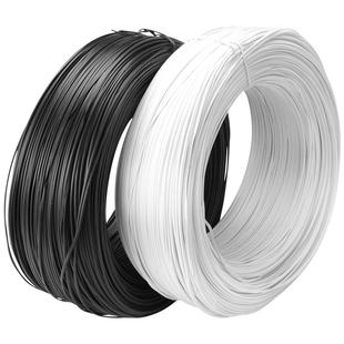 大卷扎丝电镀锌包塑细铁丝绑丝金属扎线封口铁芯捆绳扎带500米/卷