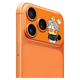 测码哈哈适用苹果17Pro镜头膜iPhone17ProMax镜头卡通贴纸17pm后置摄像头保护贴3M彩膜个性创意底座改色膜